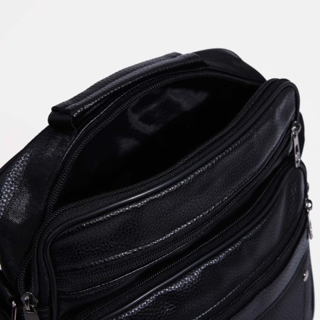 Male bag, black color-5