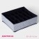 Organizer for storing linen of the Dolyan "Wave", 18 cells, 35 × 30 × 12 cm, blue color blue