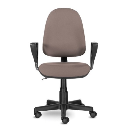 The Brabix Prestige Ergo MG-311 chair, adjustable ergonomic back, fabric, beige-2