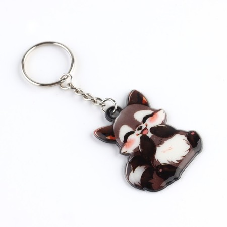 Key keychain "Red Panda", 3.5 x 4.1 cm-1
