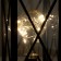 Nightlight "Lantern with a lamp" black from batteries 35x13.5x13.5 cm