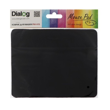 Dialog PM-H15 Black, 220x180x3 mm mouse mat, black-3