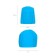 Magic Wand Genio nozzle for Massager Europe, silicone, blue, 4.1 cm
