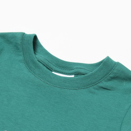 T-shirt for the boy "Dinosaurs", dark green color, height 128-134 cm-1
