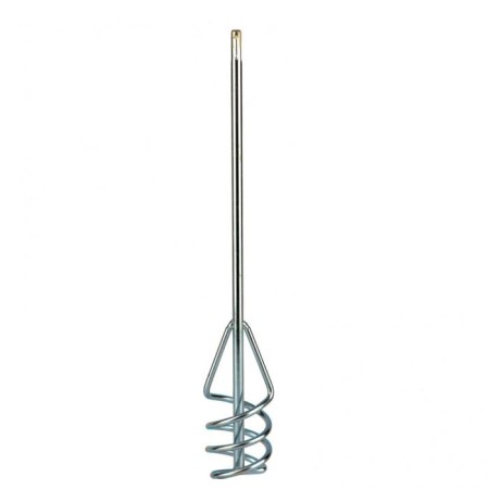 Mixer for sand-gravel mixtures Denzel 848257, galvanized, SDS+, 60x400 mm