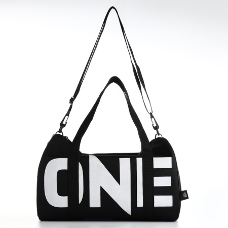 Female sports bag, textura, small size, black color
