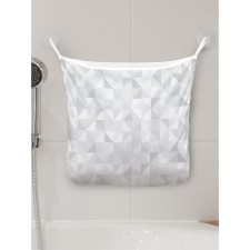 Organizer in a bath on suction cups “Marble Patter”, for storing toys and trifles, size 33x39 cm