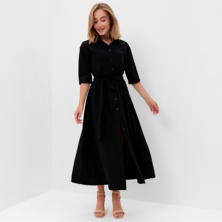 Women's dress Minaku: Enjoy Black Color, Rr. 44-2