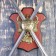 Souvenir weapons on the tablet "Knight's tournament", two swords on the shield, 71cm