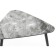 Ramsi coffee table marble gray metal, black 60x60x41 cm