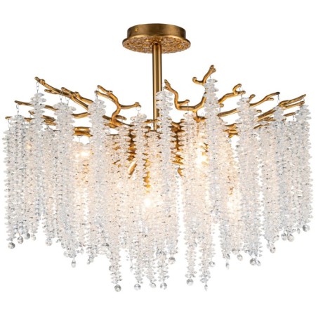 Ceiling chandelier STILFORT 2167/05/08C EIVA, 8x40W, E14, 600x600x550 mm, bronze color