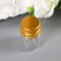 Decor for creativity Glass "Jars with a lid" gold, 5.5 ml, 3x2.2x2.2 cm