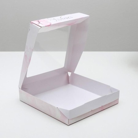 Confectionery packaging, boxing box “Smile”, 20 x 20 x 4 cm-1