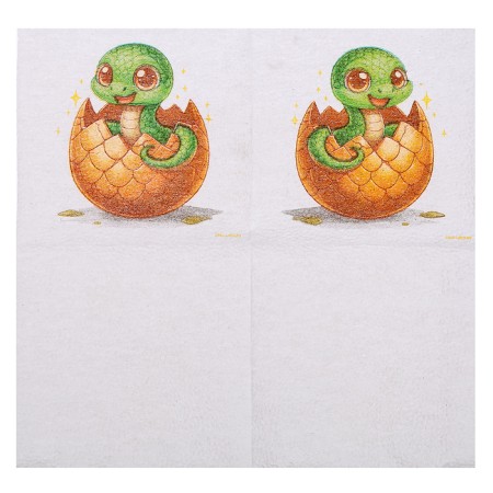 New Year's wipes “Happy New Year: Surprise”, single -layer, 24x24 cm, 20 pcs.-5