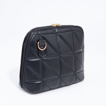 Bag Cross-Bodi with a zipper, black color-2