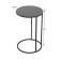 Journal table "Austin Glass", 450 × 450 × 705 mm, color Black Lacobel / Black frame