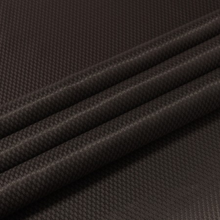 Lining fabric "rhombus", 100 % polyester, 1 × 1.4 m, color dark chocolate-1