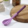 A spoon of culinary with slots of the share "Megar", 29 cm, purple color