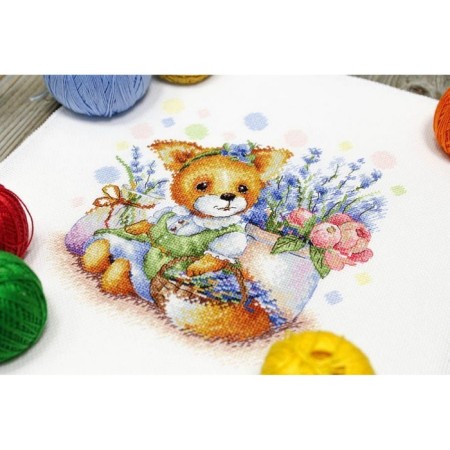 Set for embroidery "Lavender Dreams" 18 × 19 cm-2
