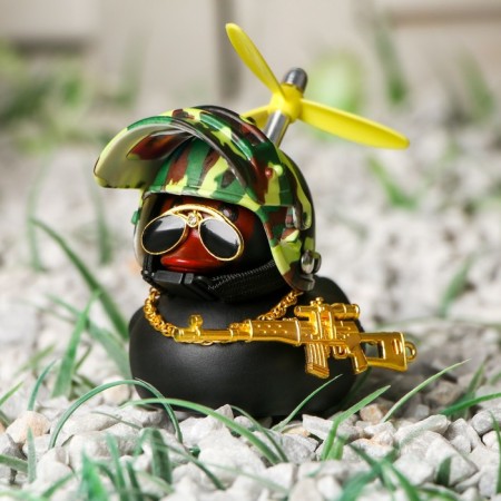 Duck with a propeller black, Hakki helmet