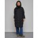Coat insulated winter female, size 46, black color