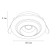 Ass-built Lamp UVA A3318PL-1wh, LED, 10 W, 8.5x8.5x3.5 cm, white, white