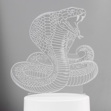 Cobra lamp Led RGB from the network 13.8x9.5x15 cm-5