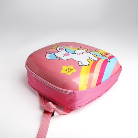 Baby backpack on lightning, pink color-6