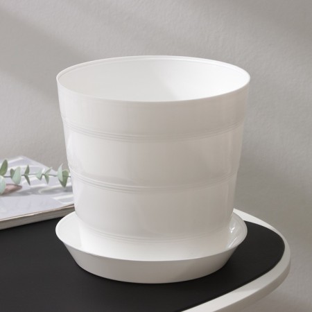 Pot with the Podon "Classic", 4.4 l, white color-1