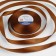 Satin tape, 12 mm × 33 ± 2 m, color dark brown No. 098