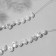 Plastic beads on the “Pearls” threads 1.2 × 1 × 0.5 cm, (set 120 pcs.), White color