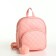 Baby backpack on lightning, pink color