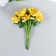Flowers for decorating "inflorescence" yellow 1 bouquet = 12 colors 8.5 cm