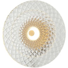 Wall lamp STILFORT 4012/05/01WL SPORTU, 1XLED 6W, LED, 280x280 mm, 3000k, 680lm, bronze color