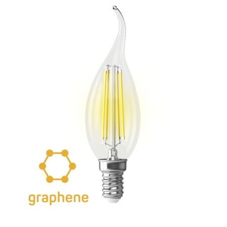 VOLTEGA 7132, 9W lamp, 3.5x3.5x12 cm, E14, 840LM, 2800K, transparent color-1