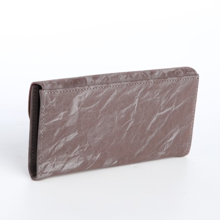 Women's wallet on magnet, gray color-1