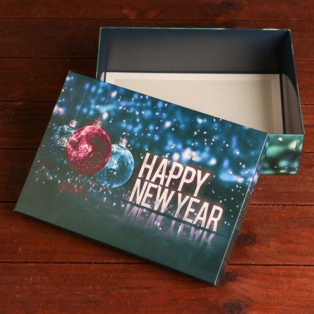 Gift box, team "New Year's Eve", 24 x 17 x 8 cm-3