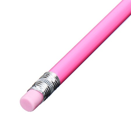 Pencil Chernographic Calligrata, HB, Eraser, Triangular Corps, Pastel, Pink-5