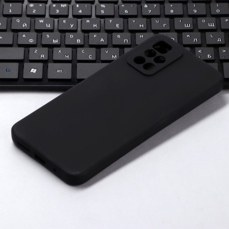 Innovation cover, for Xiaomi Redmi 10, silicone, matte, black-2