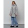 Women's winter jacket, size 42, light gray color