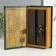 Safe Brush tree to the leatherette "Philosophy of money" 3d embossing 21x13x5 cm