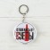 A keychain opener for keys "Distract from the hustle and bustle", diam. 5.8 cm