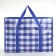 Lightning bag, blue/white color