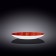 Round plate Wilmax England Scratch, D = 25.5 cm, red color