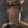 Holder for toilet paper "Monkey" bronze, 24x18cm