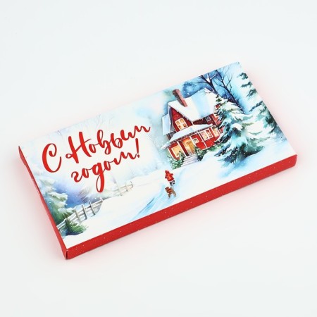 Box for chocolate "Tale in the city", 17.3 x 8.8 x 1.5 cm, New Year