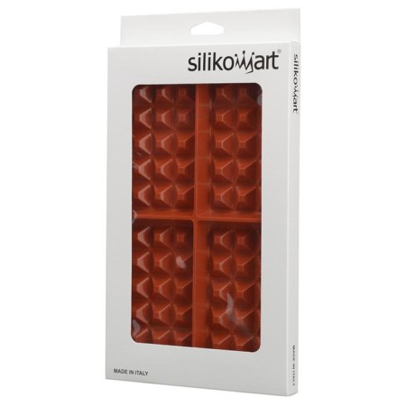 Waffel Classic waffle form, silicone, red-7