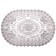 Openwork napkin Grace, oval 30 x 45 cm, beige color