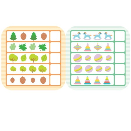 Kids. Logic with stickers. Continue a row-3