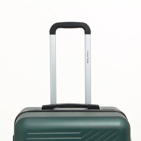 Suitcase 24 ", 42*28*66, lightning department, Code code, 4 wheels removable, green wheels-4